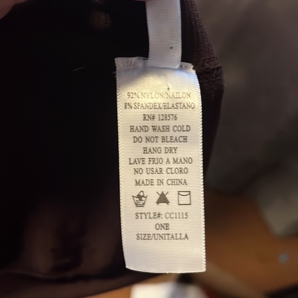 Colorful dark brown bandeau like new - Picture 4 of 4